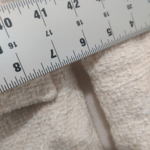 Zara Womens Cotton Tweed Long Sleeve Double Breasted Blazer size XL - Picture 7 of 15